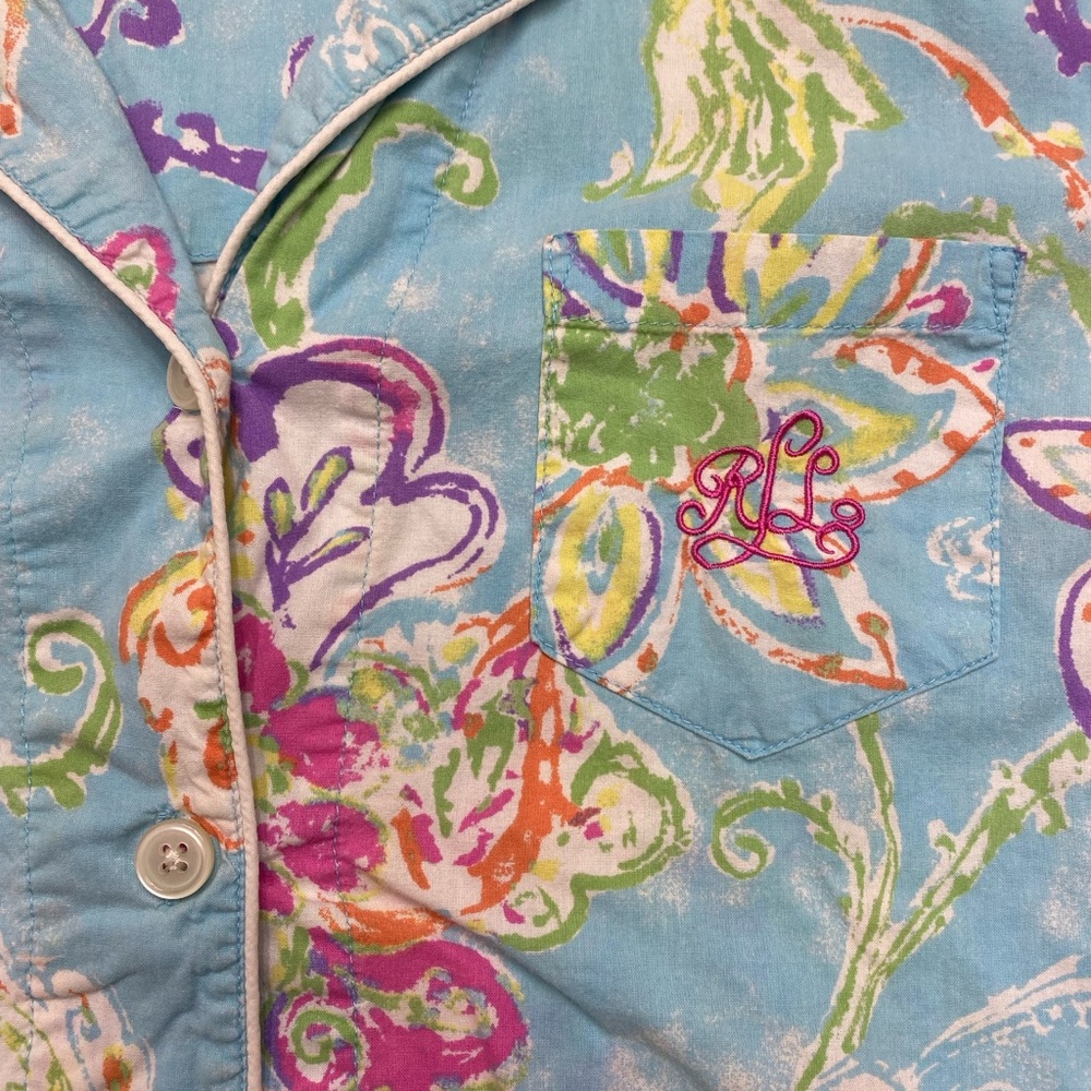 Small Ralph Lauren Multicolor Patterned Set - image 4